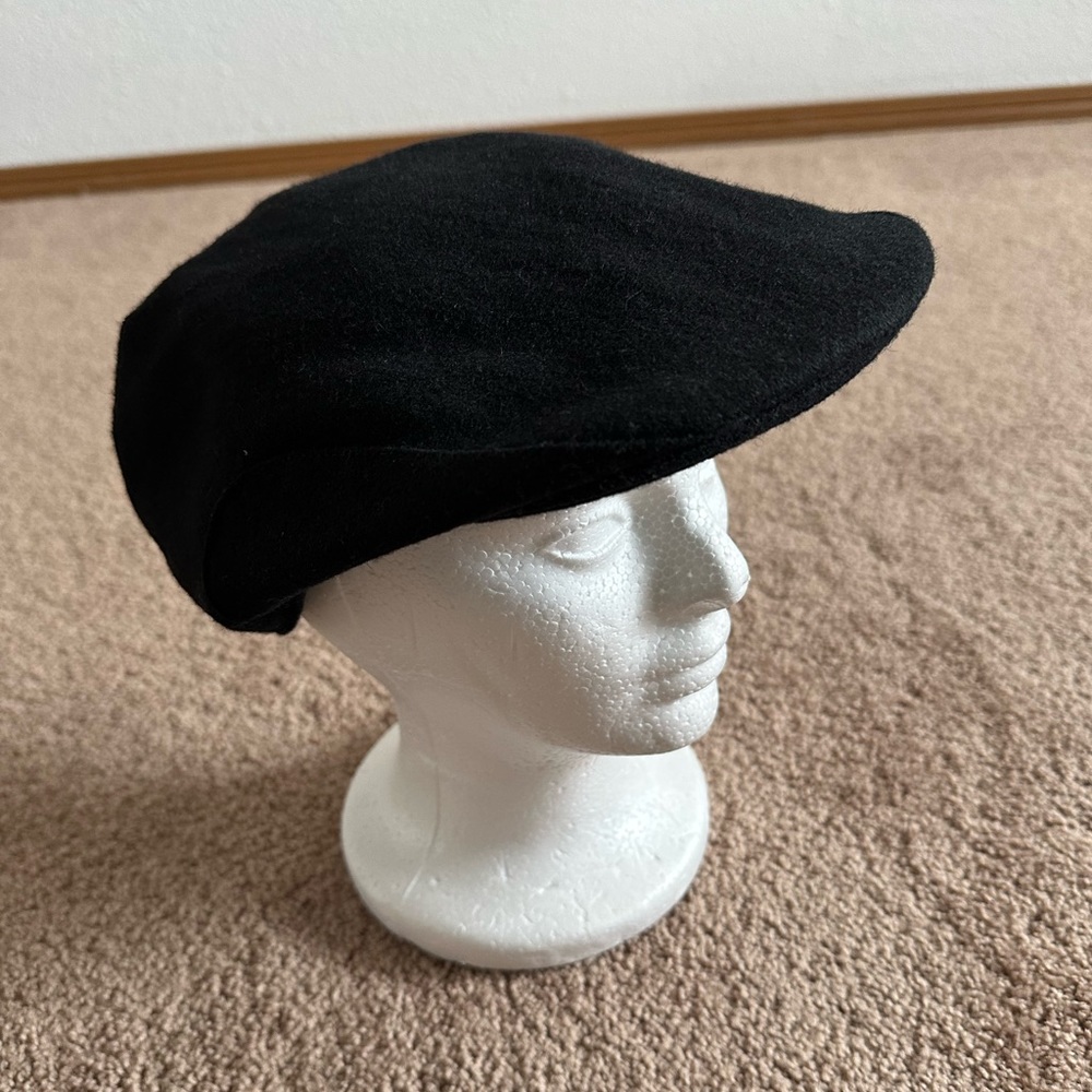 Broner Wear It! Cabbie Newsboy Black Hat - Size Large
